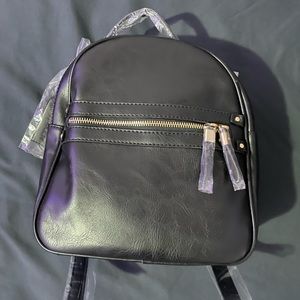 Black Medium Backpack